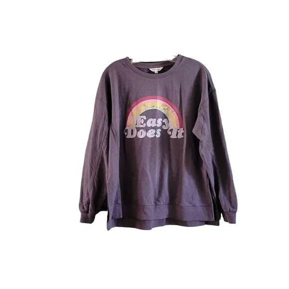 Wildfox Easy Does It Graphic Sweatshirt - Picture 1 of 4